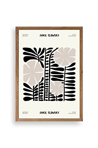 CT STONES Flower Wooden Framed Painting