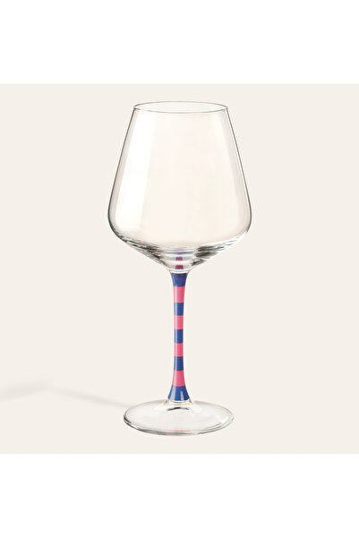 Zsa Zsa Zsu Loess Cam Kadeh 580 Ml Mavi - Pembe