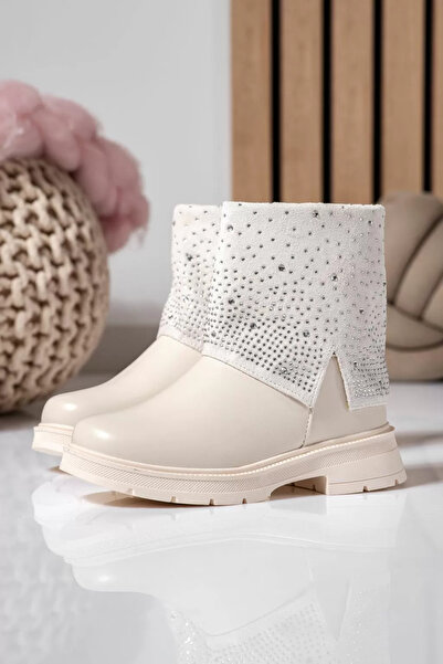 Zaira Ghete fete imblanite bej din piele ecologica Eveline #22557