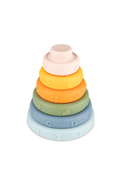Canpol babies Jucarie Senzoriala Pt Bebelusi Puzzle Piramida Cu Inele