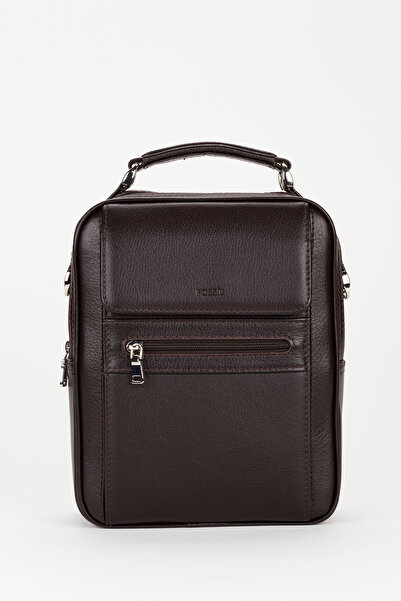 Fossil 100% Genuine Leather Men's Large Size Handbag and Crossbody Shoulder Bag