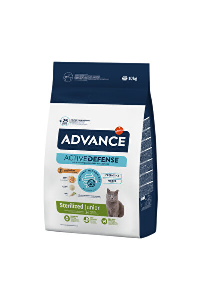 Advance Junior Sterilised Dry Cat Food, Chicken, 10 kg