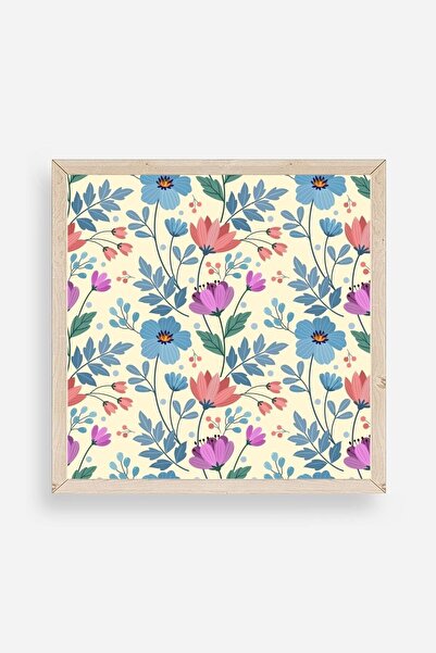 CT STONES Flower Wooden Framed Painting