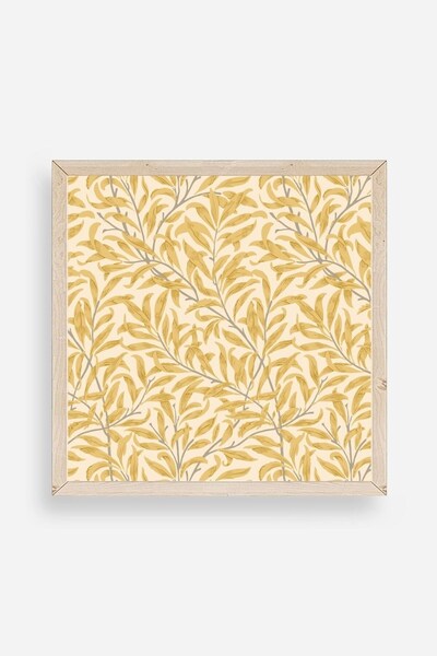 CT STONES Leaves Wooden Framed Painting