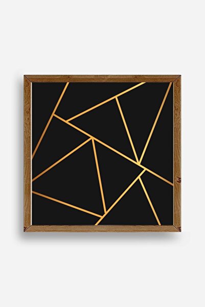 CT STONES Triangle Wooden Framed Painting