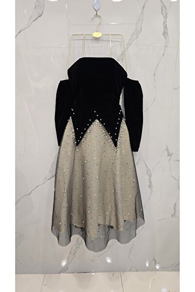 Dkan Wool dress on embroidered lace