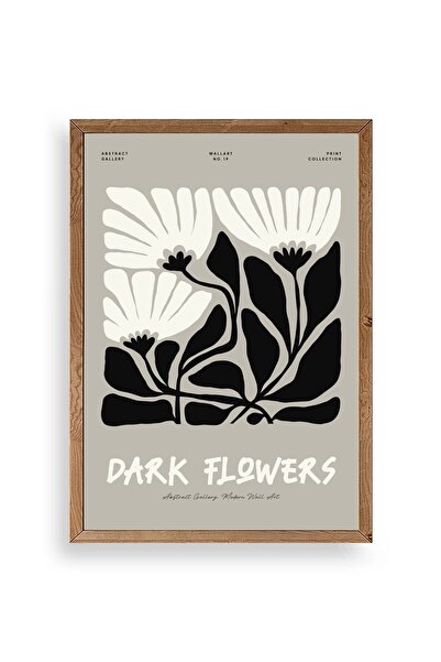 CT STONES Flower Wooden Framed Painting