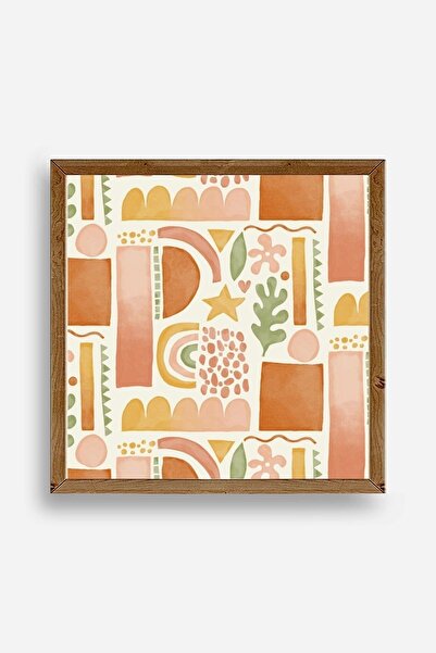 CT STONES Abstract Wooden Framed Painting