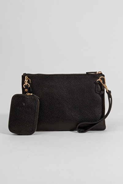 Daphmin Carry Clutch - Kadın Hakiki Deri Omuz Askılı Portföy/Çapraz Çanta