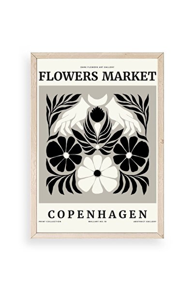 CT STONES Flower Wooden Framed Painting