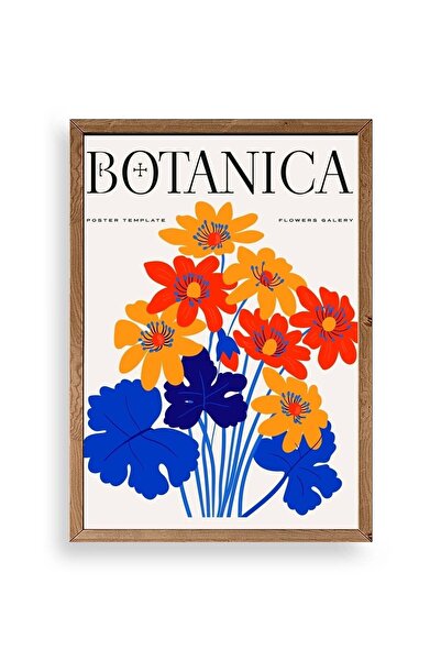 CT STONES Flowers Wooden Framed Painting