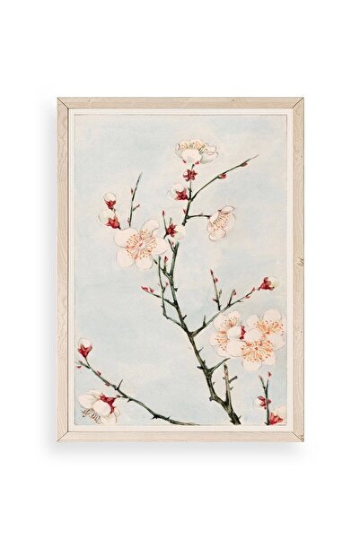 CT STONES Cherry Blossom Wooden Framed Painting
