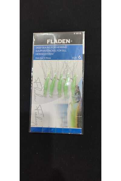 FLADEN GLOW Sabiki Herring Tinsel Hazır Takım Lüfer Palamut Çaparisi 6 NUMURA