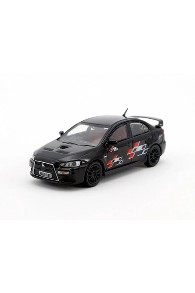 Tarmac Works 1/64 Mitsubishi Lancer Evolution X Ralliart Black