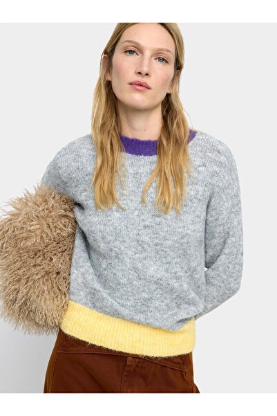 PARFOIS Kontrast Kenarlı Örme Kazak