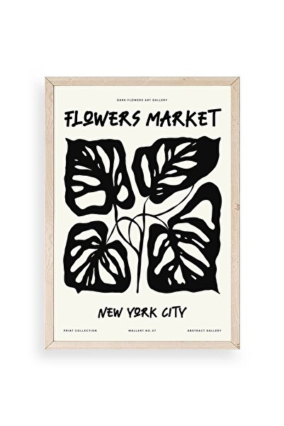 CT STONES Leaf Wooden Framed Table