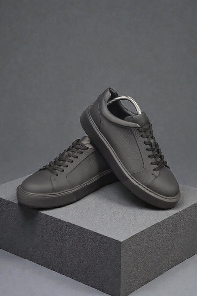 VİVA SHOES 100% Genuine Leather Eva Sole Sneaker Men's Shoes
