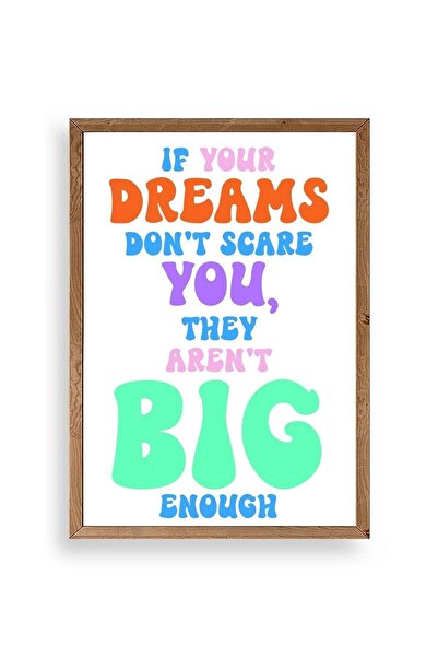 CT STONES Motto Wooden Framed Painting