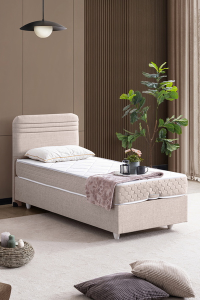 Setay Mila Tek Kişilik Baza Başlık Orthosoft Yatak Seti