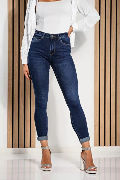 Zaira Blugi Skinny cu PushUp Dama Dalila Albastri #A1217 - 29