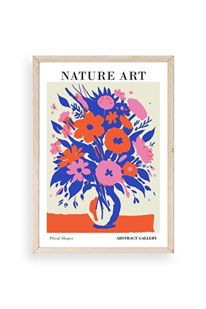 CT STONES Flower Wooden Framed Painting