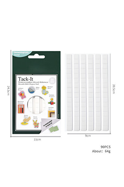 Buldug Tack-It Beyaz Yapışkan Hamur 90’lı Paket – Tekrar Kullanılabilir Sabit...