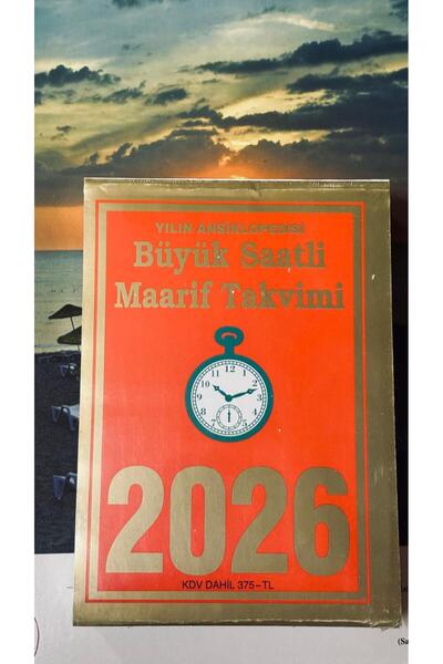 saatli maarif Büyük Boy Takvimi 16X12 KISMET KIRTASİYE CAĞALOĞLU