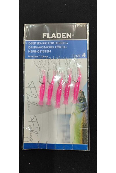 FLADEN Sabiki Herring Tinsel Hazır Takım Lüfer Palamut Çaparisi 4 NUMURA