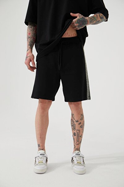 Machinist Men's Anatolian Pocket Relaxed Shorts Black
