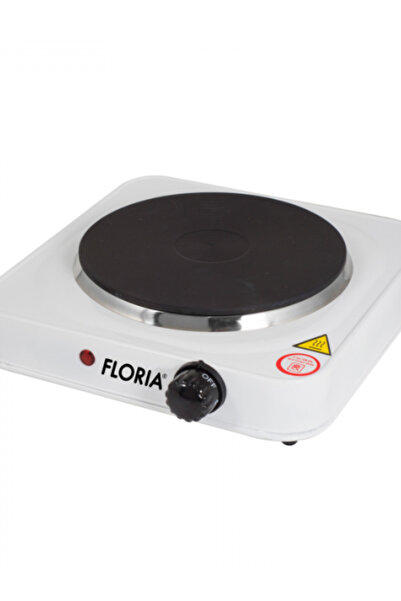 Floria Plita electrica Alb ZLN-2829, 25 x 25 x 5 cm, 1 ochi, Putere 1000W