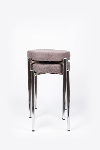 ekipmetal TABURE 2 ADET KUMAŞ ANTRASİT GRİ