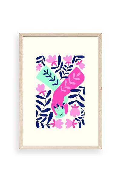 CT STONES Abstract Wooden Framed Painting