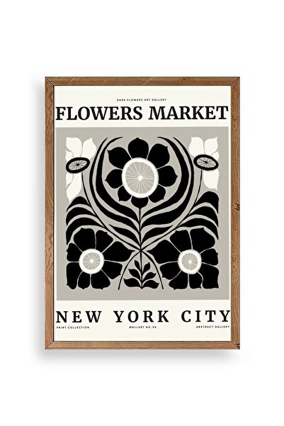 CT STONES Flower Wooden Framed Painting