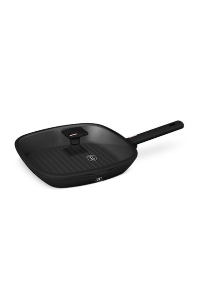 Berlinger Haus Tigaie grill antiaderentă din titan, 28 cm, cu capac, colecția...