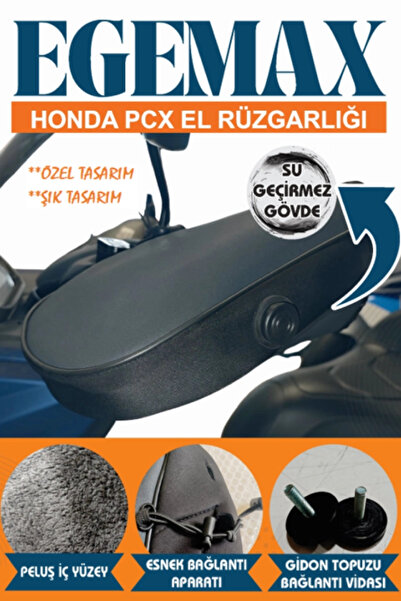 Arzu / Monero Monero Honda Pcx 125 150 Forza 250 Uyumlu Elcik Koruma Rüzgarlığı