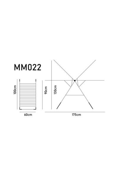 Devecioğlu Strongboard MM149 Ütü Masası MM022 Comfort Kalın Borulu Çamaşır Kurutma Askılığı Set
