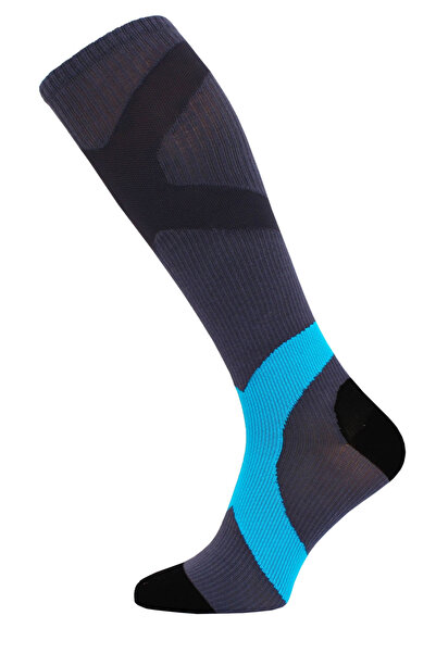 Conte Elegant 3/4 cotton sports socks, Bchk, Active Sport 2380 - Grey, 25 (40-41)