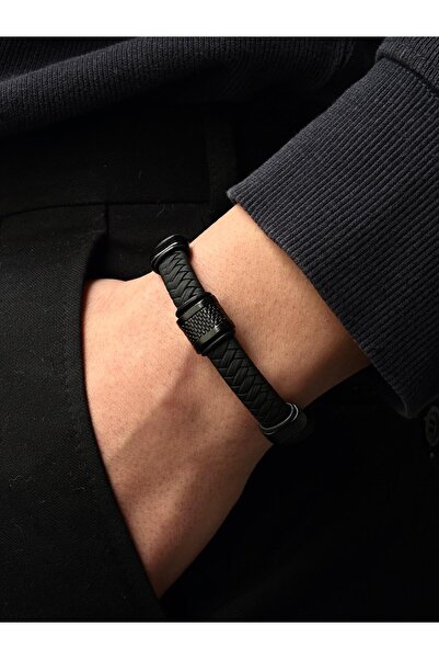 voqplus Erkek Deri Bileklik BL0060