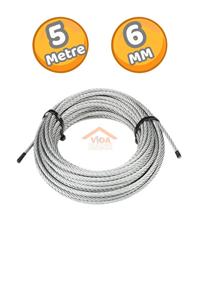 Std VİDA HANE 6 MM GALVANİZLİ ÇELİK HALAT