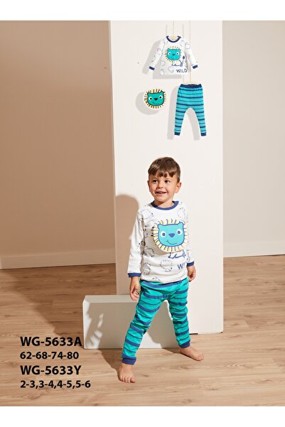 Wogi Alt Üst %100 Pamuklu Çocuk Pijama Takımı