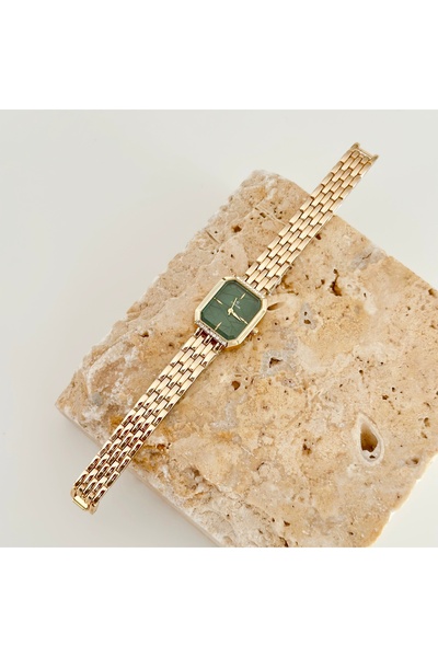 Vesce Atelier Ponctuel Gold Saat Yeşil