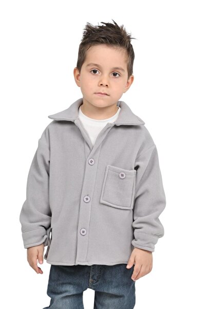 ERDEM KIDS Boys-Girls Unisex Cotton Daily-Casual Winter Fleece Jacket Shirt