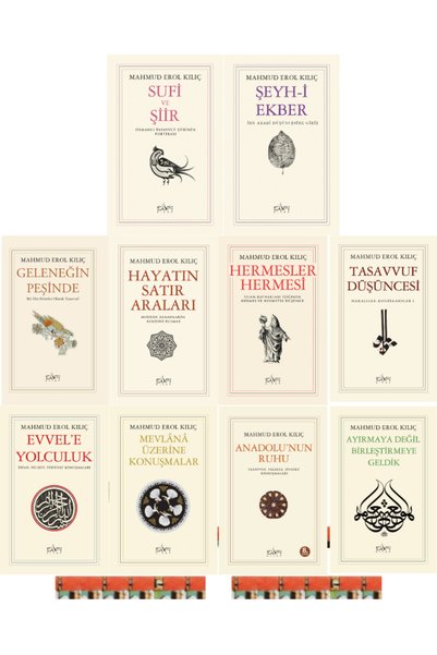 Sufi Kitap Mahmud Erol Kılıç- Evvele Yolculuk, Anadolunun Ruhu, Ayırmaya Deği...