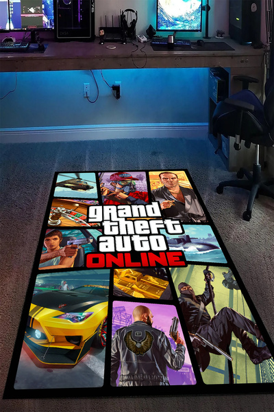 RUGRUMBA Kaymaz Taban Makinede Yıkanabilir Gaming Oyuncu Playstation Xbox Gam...