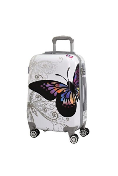 OEM Trolley, Perfect line, 58x39x23cm, Butterfly, White