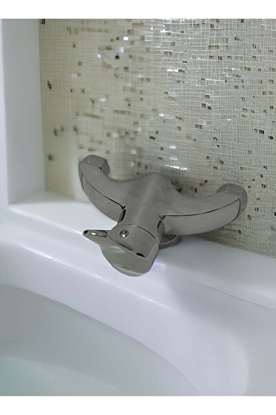 Generic Shattaf mixer set without shower, silver