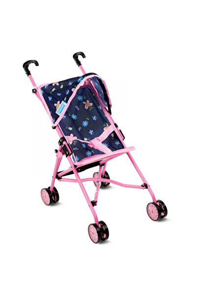 kinderplay Doll Stroller, Quick Folding, Safety Belt, Double Wheels, 41 x 28 ...