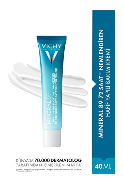 Vichy Mineral 89 Creme Boost 72 Saate Kadar Nemlendiren Bakım Kremi 40 Ml