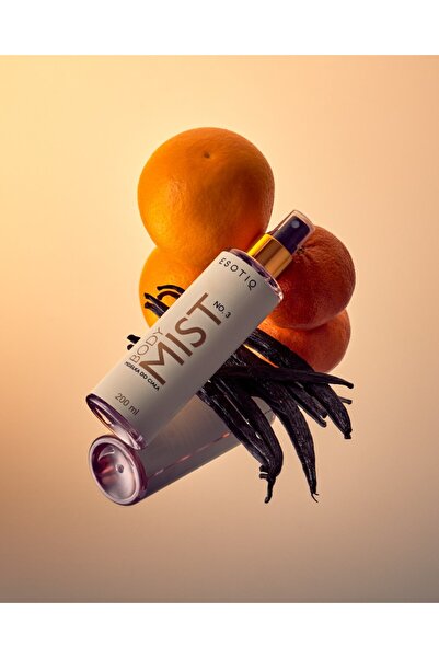 ESOTIQ Spray de corp pentru femei, parfum 200ml, Panettone cald Gourmand, ghi...