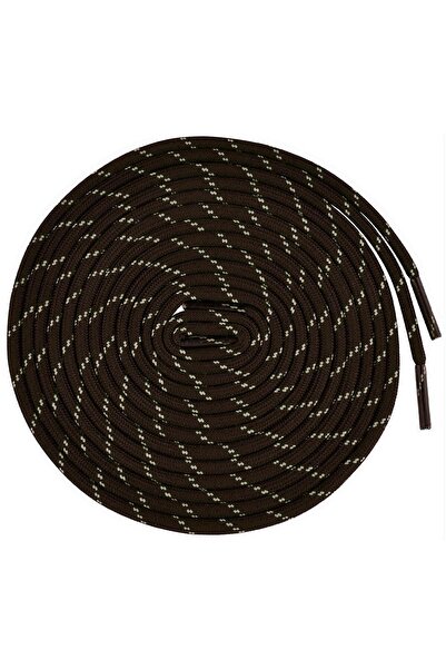 hapshoe أربطة أحذية مستديرة باللون البني